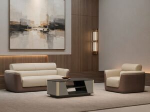 Modern Curved Reception Sofa | 1-Seater & Multi-Seater Business Lounge Collection