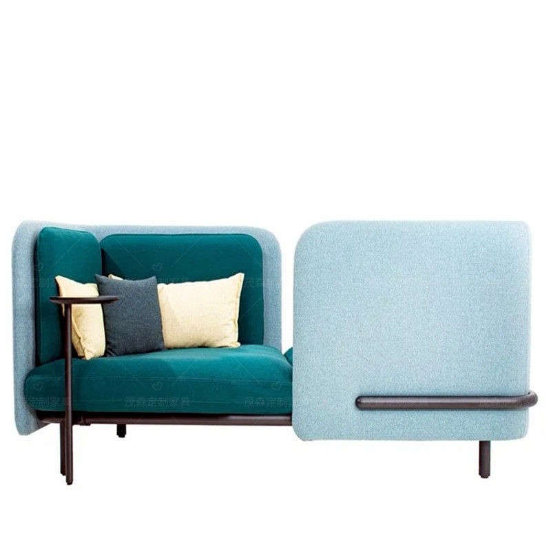 Modular Semi-Enclosed Lounge Sofa | Modern Public Space Seating System - Image 4
