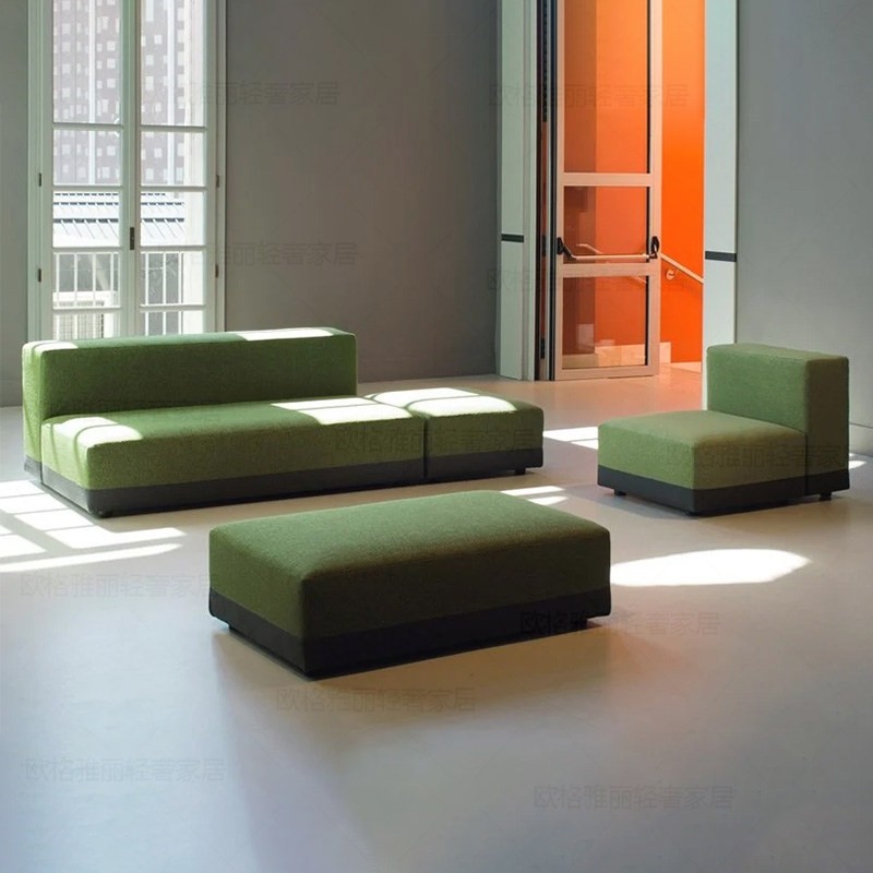 Low Back Modular Lounge Sofa | Modern Seating System for Public Spaces