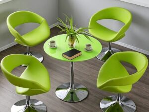 Modern Curved Lounge Chair | Open-Back Business Meeting Chair