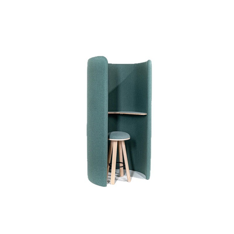 Arched High-Back Privacy Booth | Individual Work & Lounge Pod - Image 5
