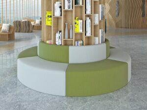 Circular Modular Sofa | Lounge Seating for Libraries & Commercial Public Spaces