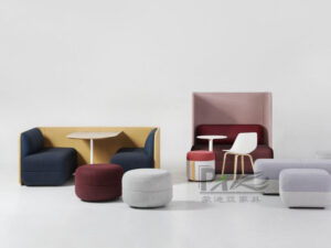 Modern Modular Commercial Sofa Set | High-Back Booth Seating & Lounge Sofas for Offices, Co-Working Spaces and Public Areas