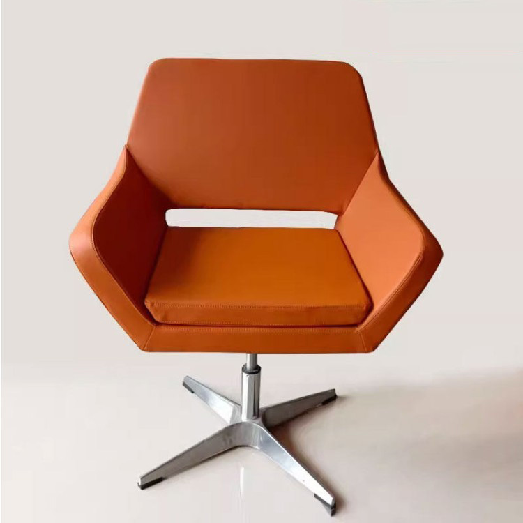 Modern Geometric Lounge Chair | High-Back Upholstered Guest Chair