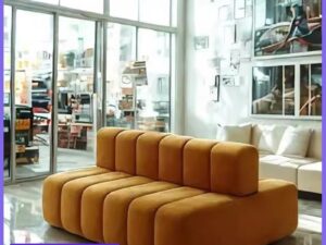 Modern Segmented Modular Sofa | Multi-Seat Commercial Lounge Seating