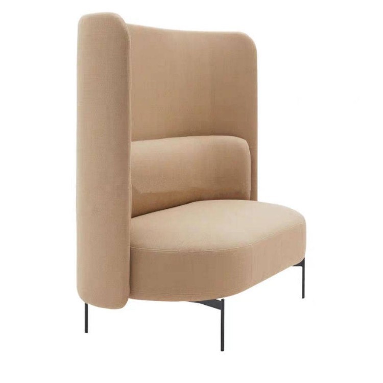 High Back Two-Seater Office Sofa | Modern Minimalist Commercial Lounge Sofa - Image 2