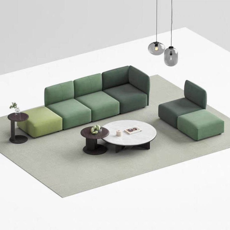 Modern Modular Lounge Sofa | Rounded Upholstered Commercial Seating - Image 4