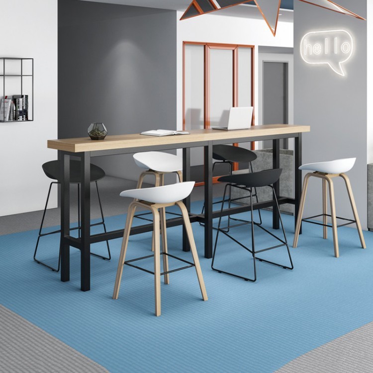 Modern Scandinavian Bar Stool | Minimalist Commercial High Counter Chair