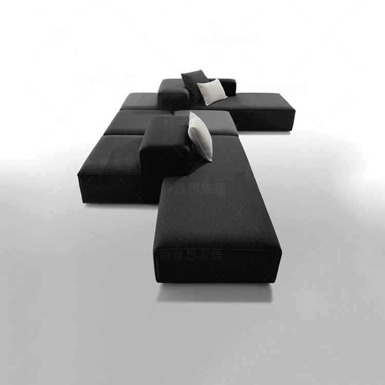 Modular Sectional Sofa | Creative Combination Lounge Sofa for Modern Commercial Spaces - Image 3