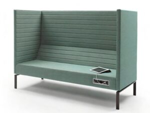 High-Back Privacy Sofa | Commercial Lounge & Meeting Seating