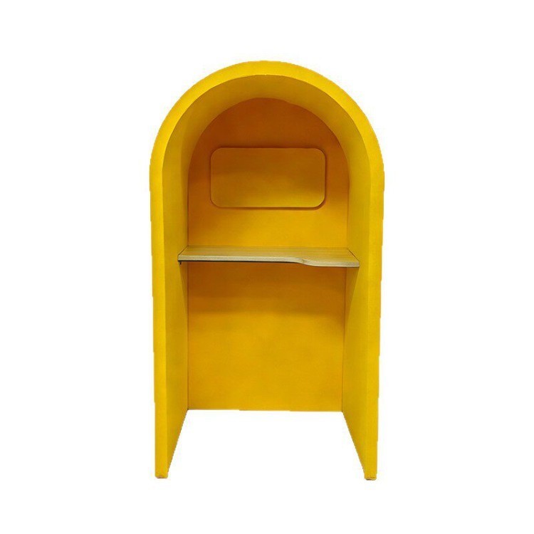 Semi-Enclosed Acoustic Study Pod | Single-Person Focus Work & Reading Booth - Image 5