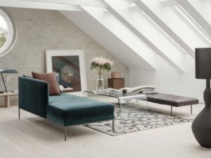 Modern Luxury Chaise Lounge Sofa | Comfortable Relaxing Daybed Chair