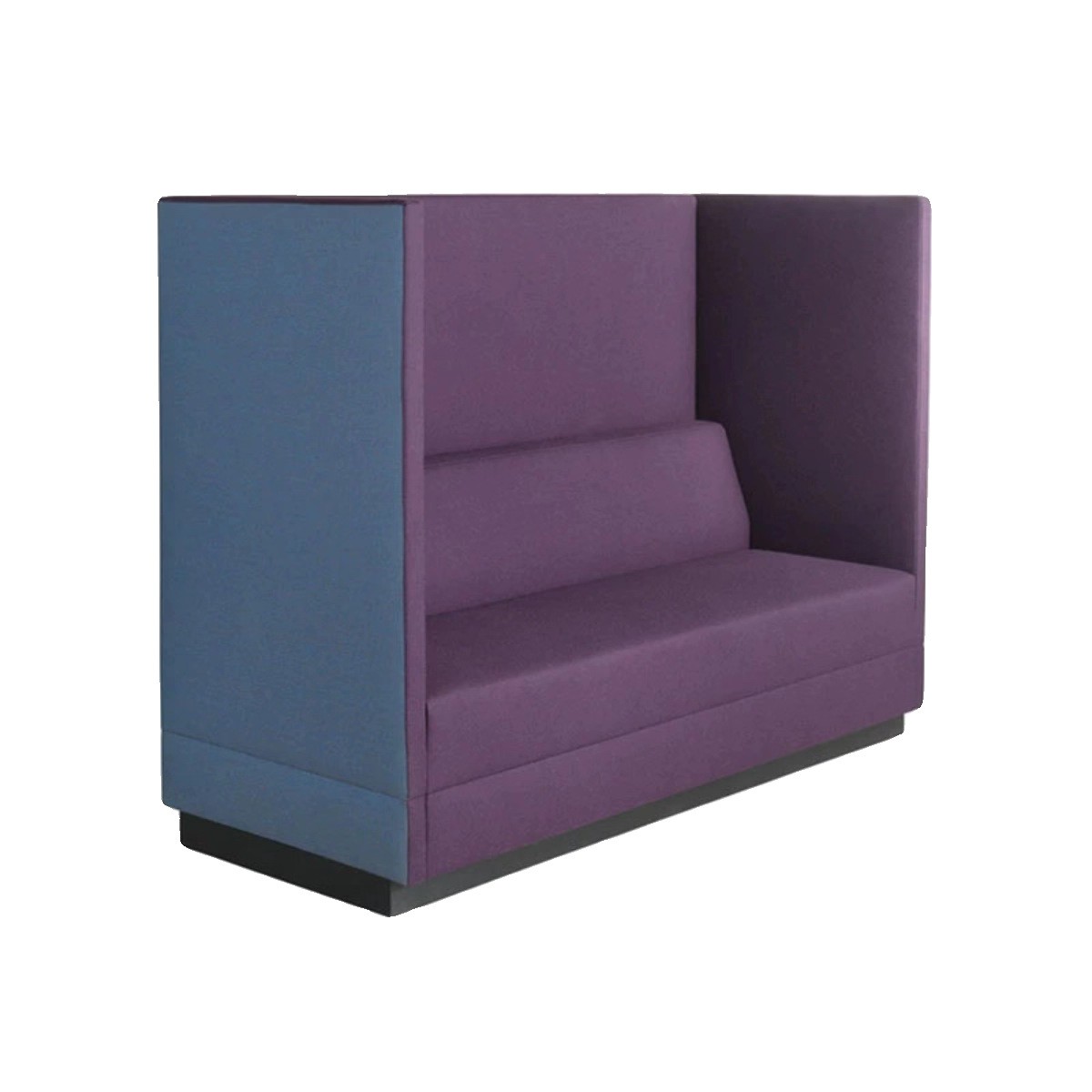 High-Back Face-to-Face Meeting Sofa | Semi-Enclosed Booth Seating - Image 5