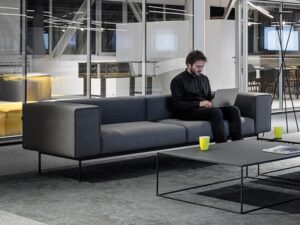 Modern Minimalist Office Sofa | Commercial Lounge & Reception Sofa