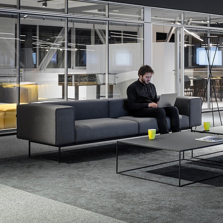 Modern Minimalist Office Sofa | Commercial Lounge & Reception Sofa