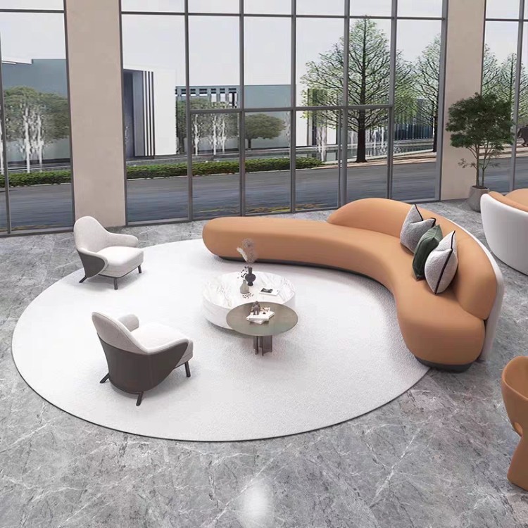 Sculptural Curved Lounge Sofa for Modern Commercial Interiors - Image 3