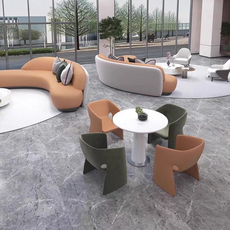 Sculptural Curved Lounge Sofa for Modern Commercial Interiors - Image 4