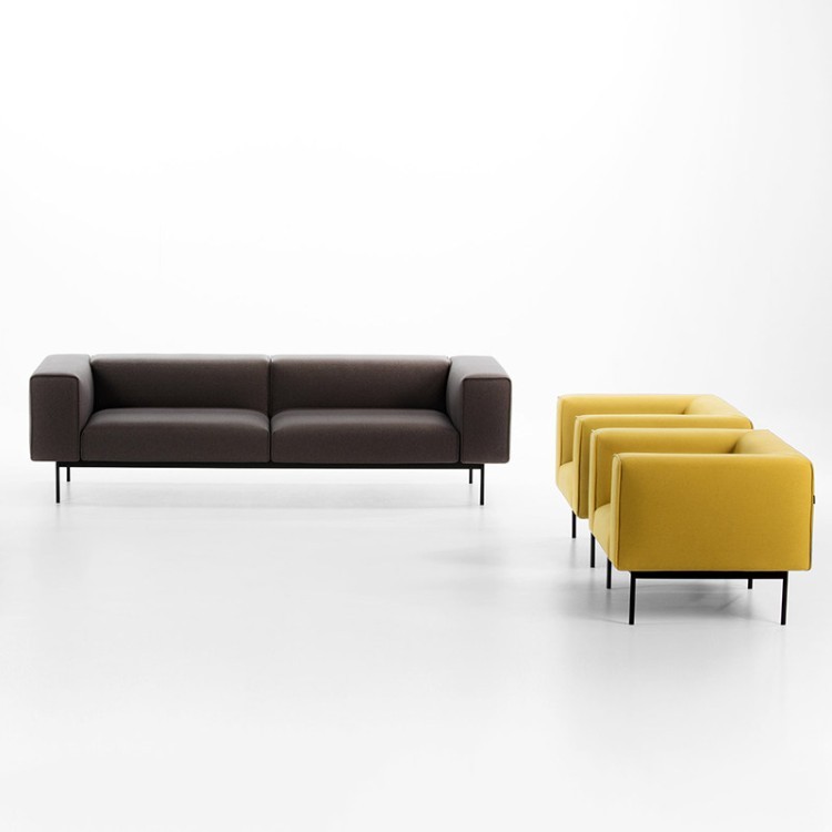 Modern Minimalist Office Sofa | Commercial Lounge & Reception Sofa - Image 4