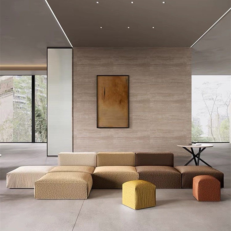 Multicolor Modular Lounge Seating System for Commercial Spaces - Image 4