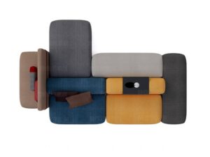 Modern Modular Sectional Sofa | Multifunctional Office Lounge Seating System