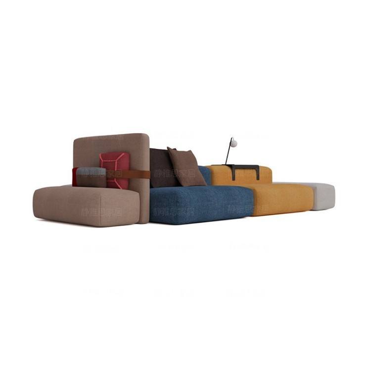 Modern Modular Sectional Sofa | Multifunctional Office Lounge Seating System - Image 2