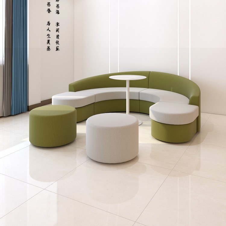 Curved Modular Sofa | Contemporary Circular Lounge Seating for Commercial Spaces - Image 4
