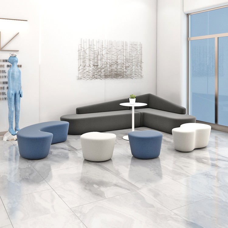 Modern Corner Modular Sofa | Minimalist Lounge Seating for Commercial Spaces