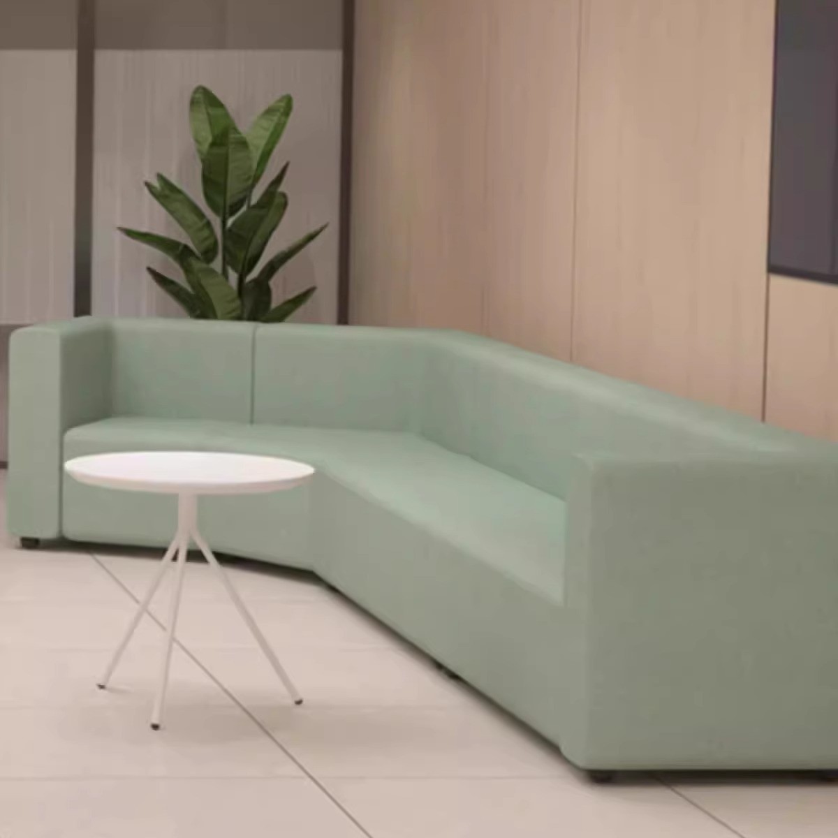 Two-Tone Modular Sofa for Commercial Lounges and Meeting Areas - Image 3