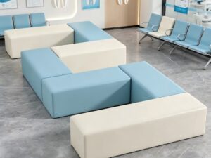 Modular Backless Waiting Sofa | Flexible Public Seating System